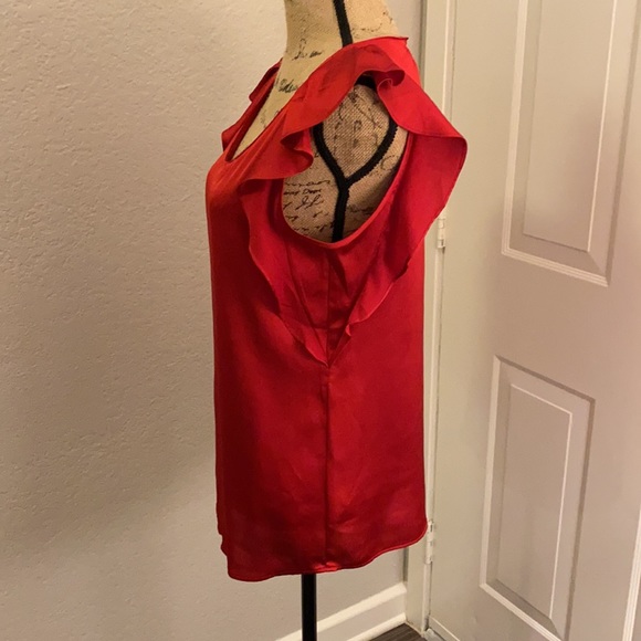 Loft-Red Shirt, Size Small - Picture 5 of 8